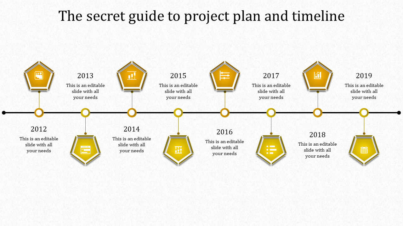 Impressive Project Plan And Timeline Presentation Design